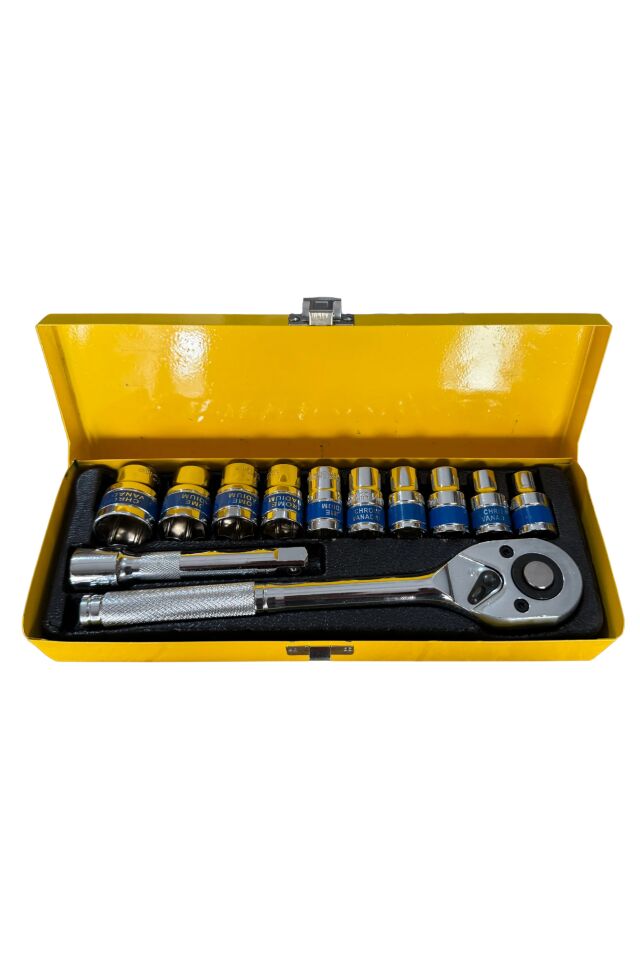 12 Parça Professional Cr-V 1/2'' Lokma Takımı