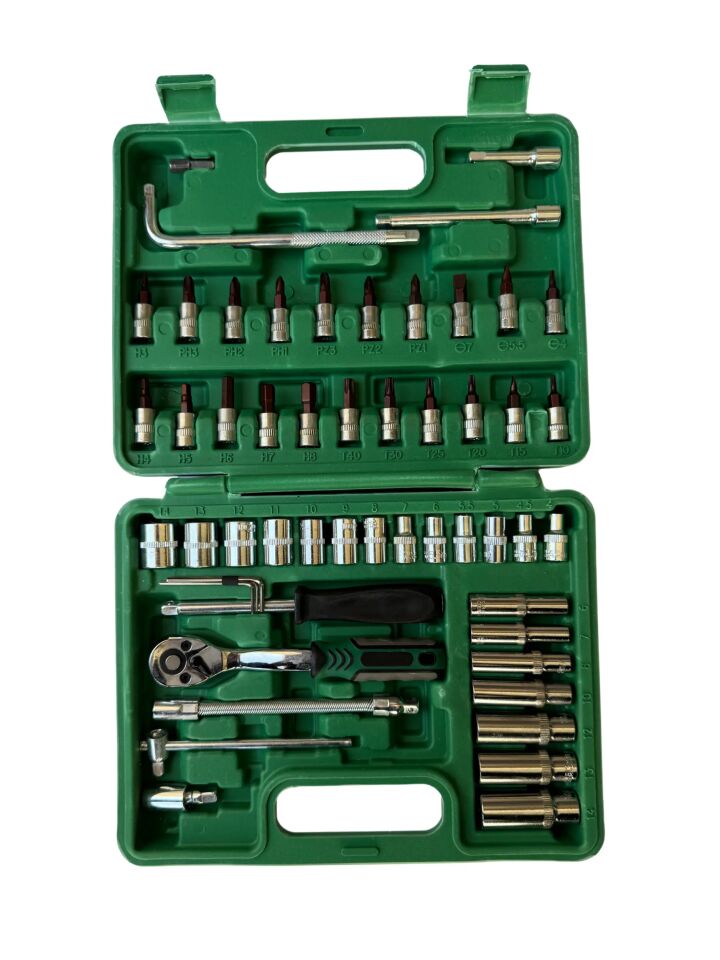 54 Parça 72 Diş 1/4'' Lokma Takımı