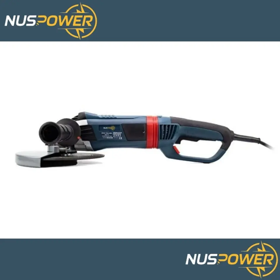 NusPower 230mm Profesyonel Döner Başlıklı Spiral Taşlama Makinesi