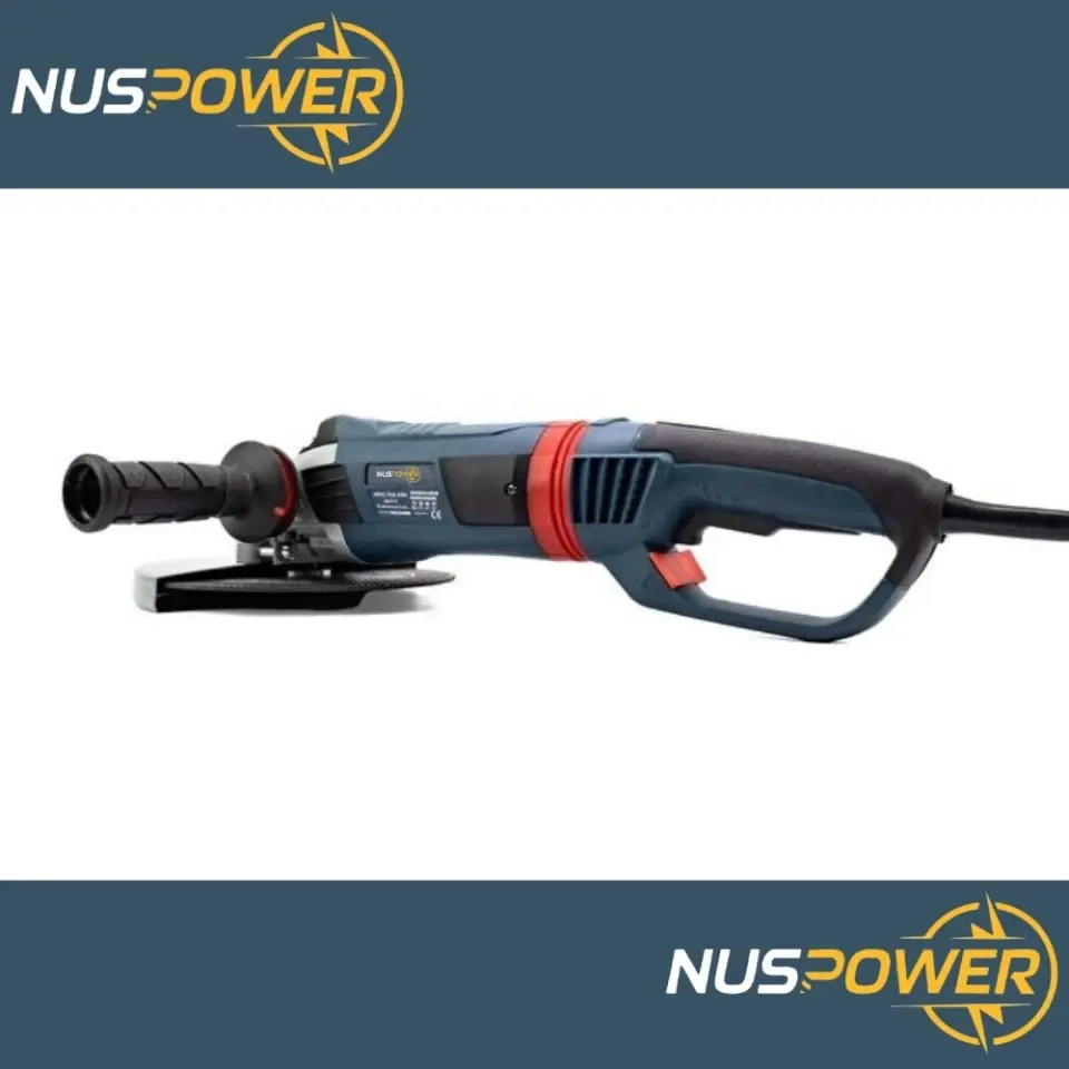 NusPower 230mm Profesyonel Döner Başlıklı Spiral Taşlama Makinesi