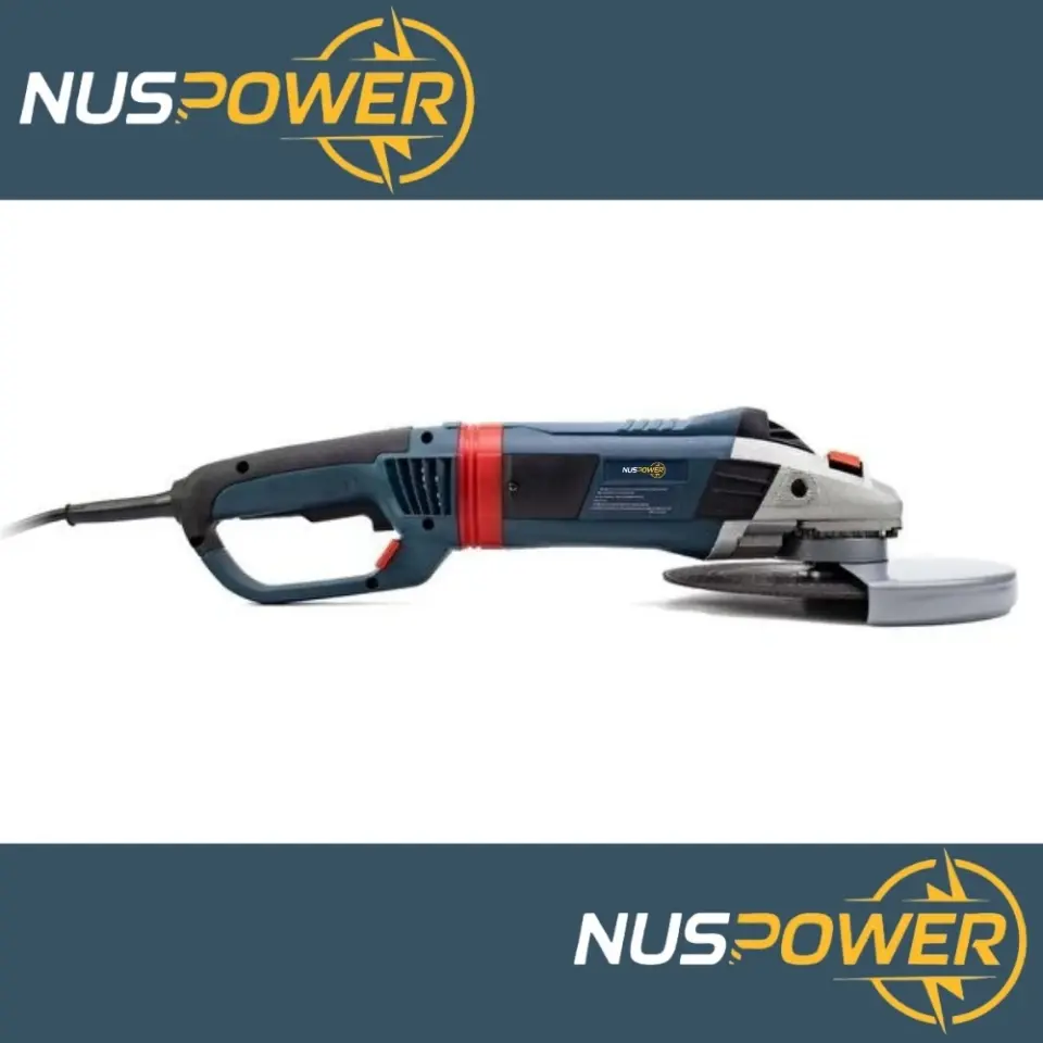 NusPower 230mm Profesyonel Döner Başlıklı Spiral Taşlama Makinesi