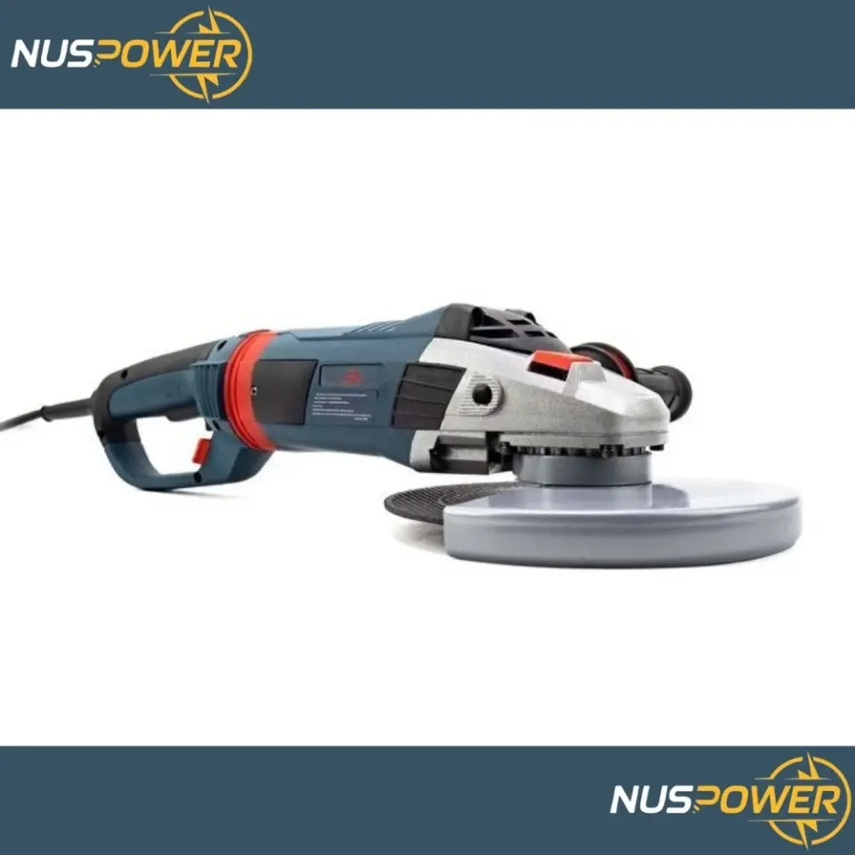 NusPower 230mm Profesyonel Döner Başlıklı Spiral Taşlama Makinesi