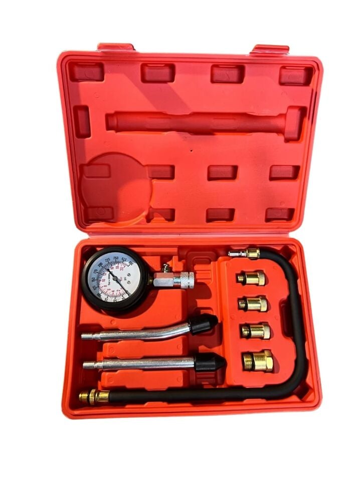 8 Parça Benzinli Motor Kompresyon Ölçüm Seti