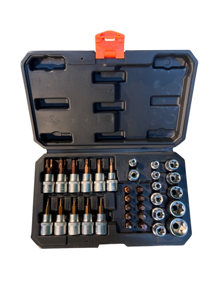 34 Parça Dış Torx Lokma Ve Bits Seti